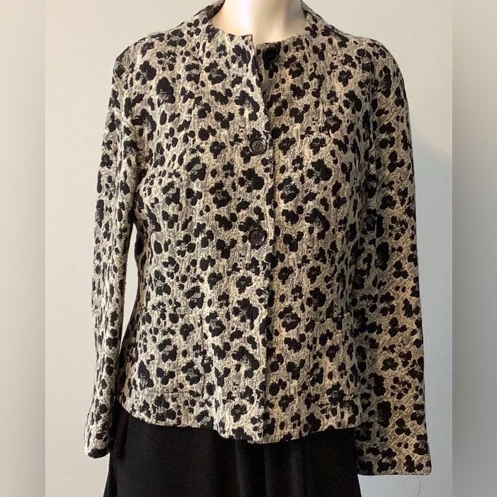 Lafayette 148 New York- wool blend print jacket- sz 14